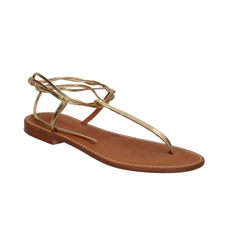 Rarámuri Sicile Gouden Sandalen voor dames (293638)