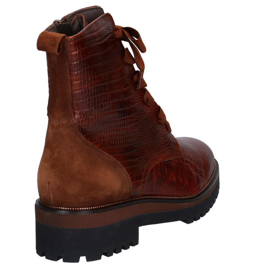 Softwaves Cognac Boots in leer (298170)