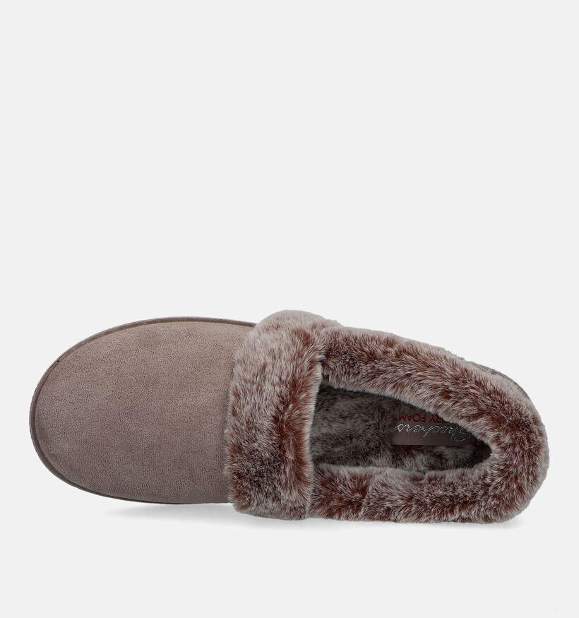 Skechers Cozy Campfire Taupe Pantoffels voor dames (328075)