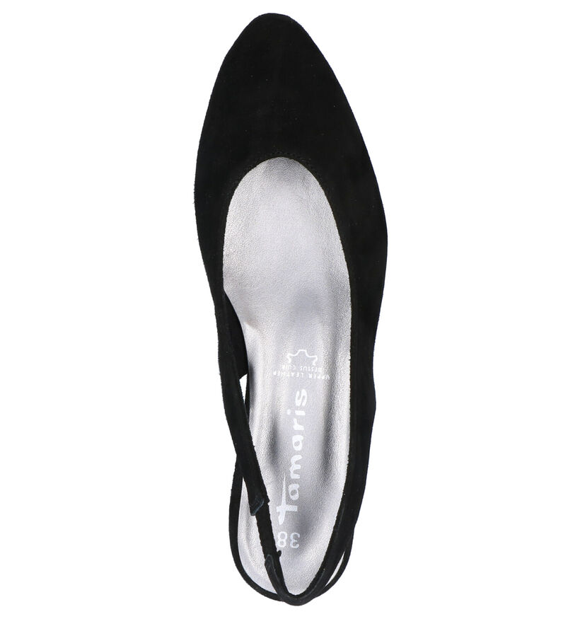 Tamaris Sandales plates en Noir en nubuck (269798)