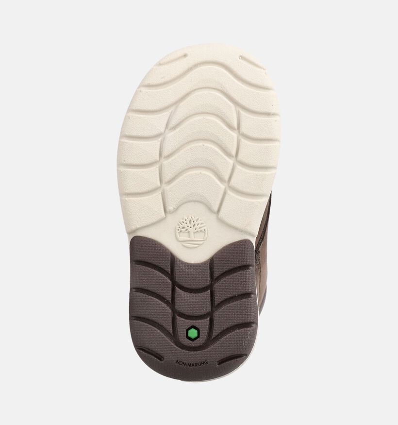 Timberland Toddle Tracks Mid Donkerbruine Boots met Velcro voor jongens, meisjes (377397) - geschikt voor steunzolen