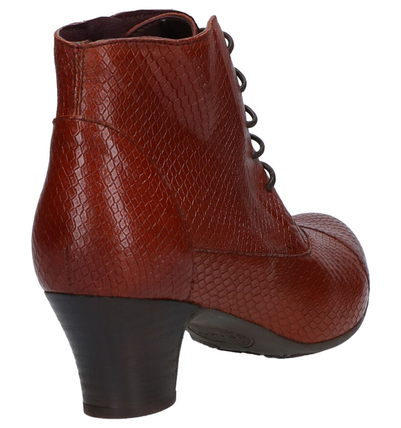 Brako Anatomics Cognac Enkellaarzen in lak (261389)