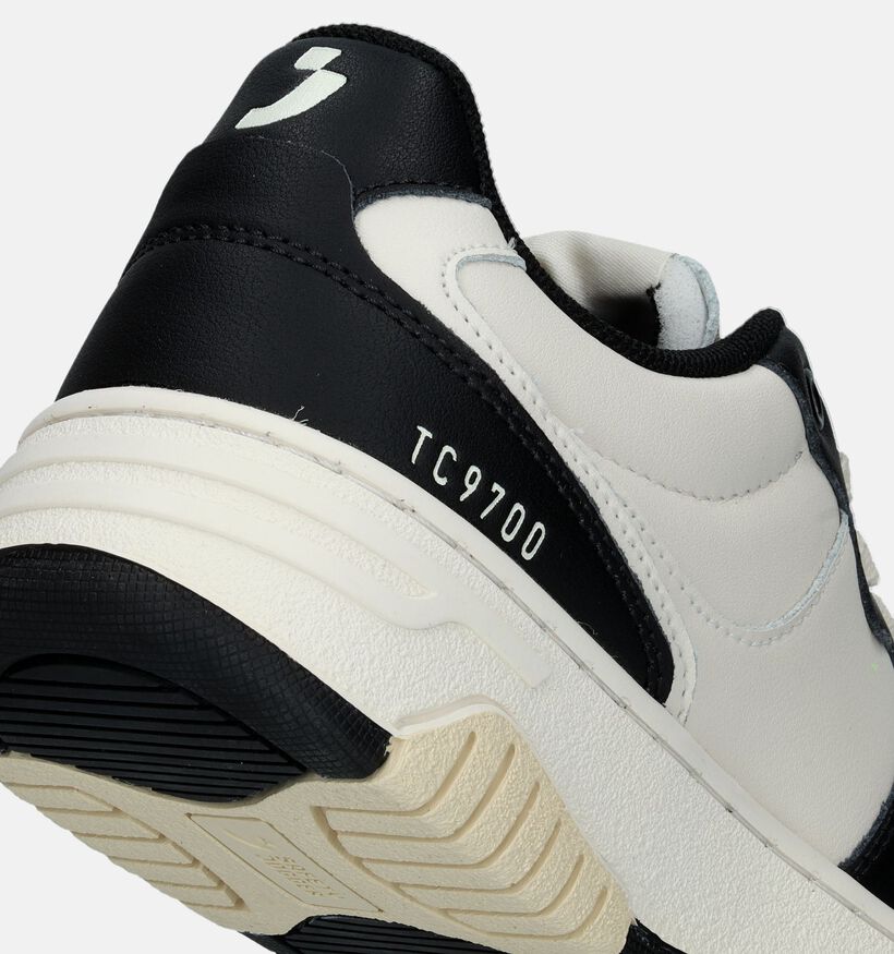 SJ Baskets basses en Noir pour garçons (343622) - pour semelles orthopédiques