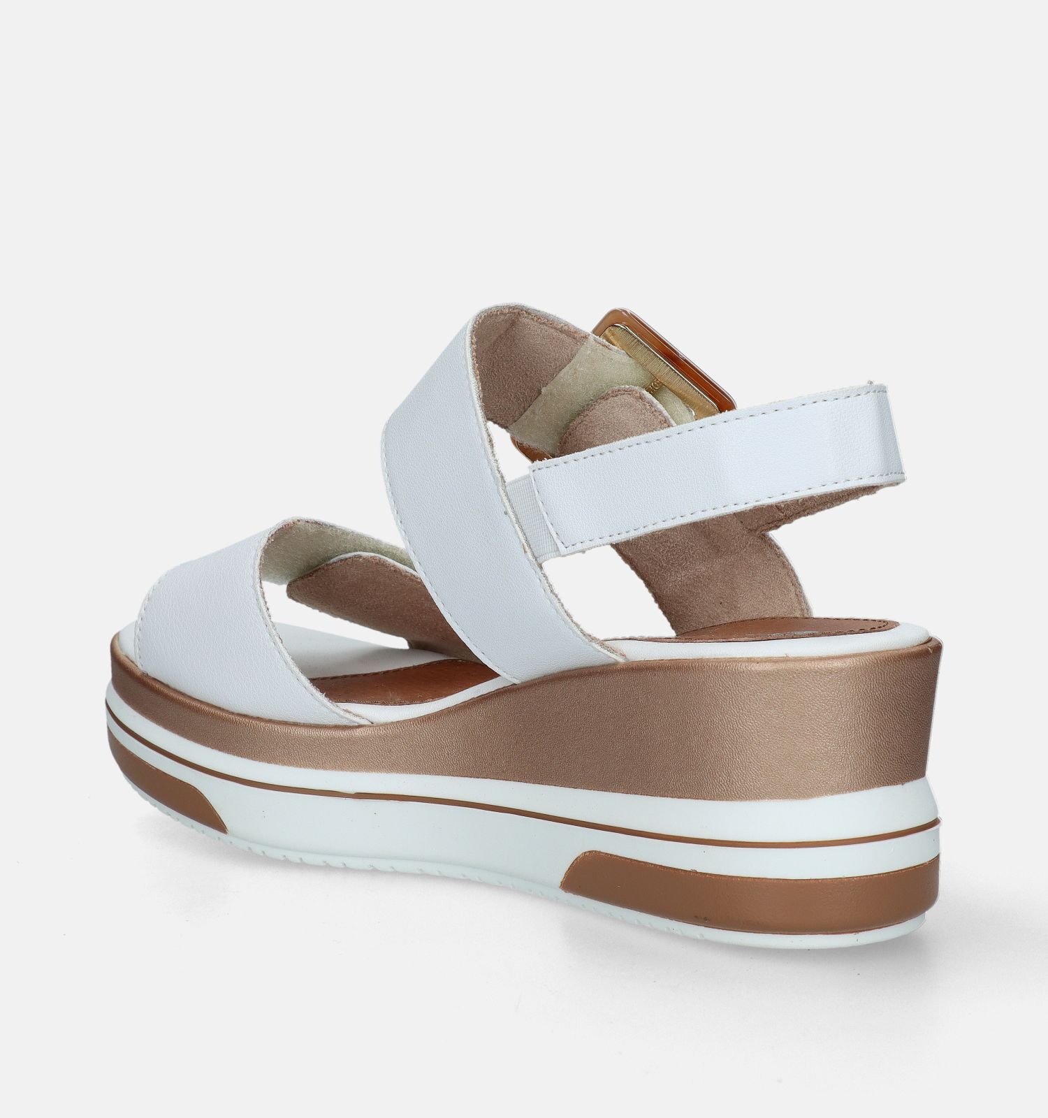 Remonte Witte Sandalen met sleehak Dames Sandalen Online op TORFS.BE