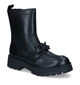 Marco Tozzi Bottines motardes en Noir en cuir (315370)