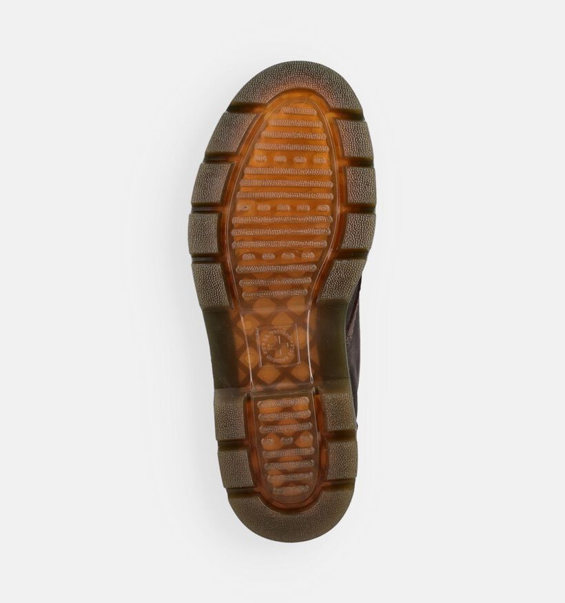 Dr. Martens 1460 8 Eye Boots &agrave; lacets en Brun fonc&eacute; pour hommes (378030) - pour semelles orthop&eacute;diques