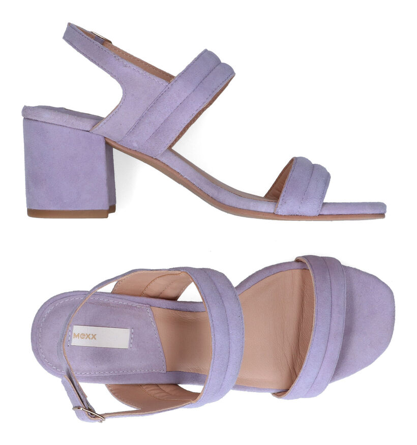 Mexx Josephine Lila Sandalen in daim (303521)