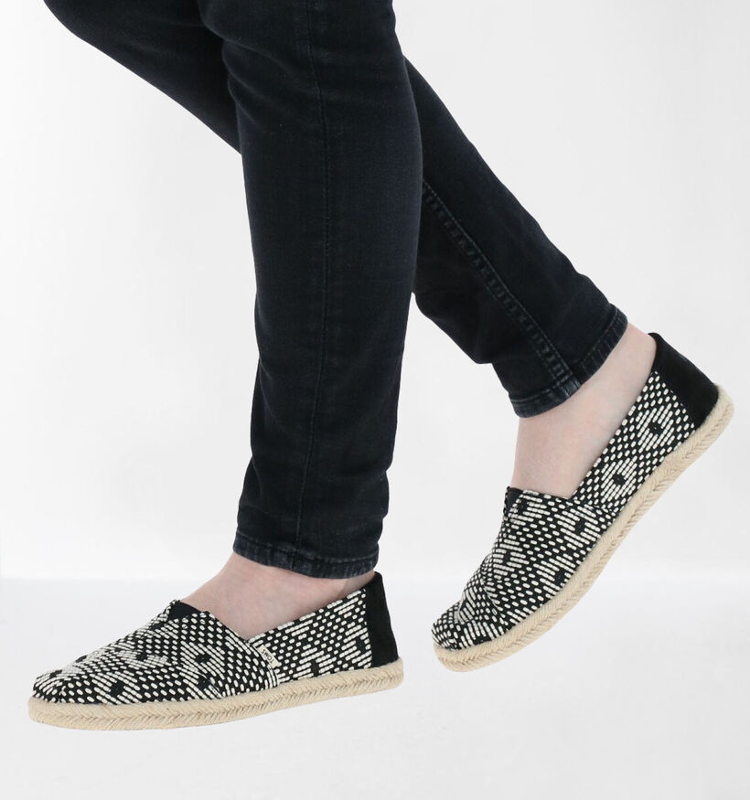 Toms Alpargata  Espadrilles en Gris en textile (269359)