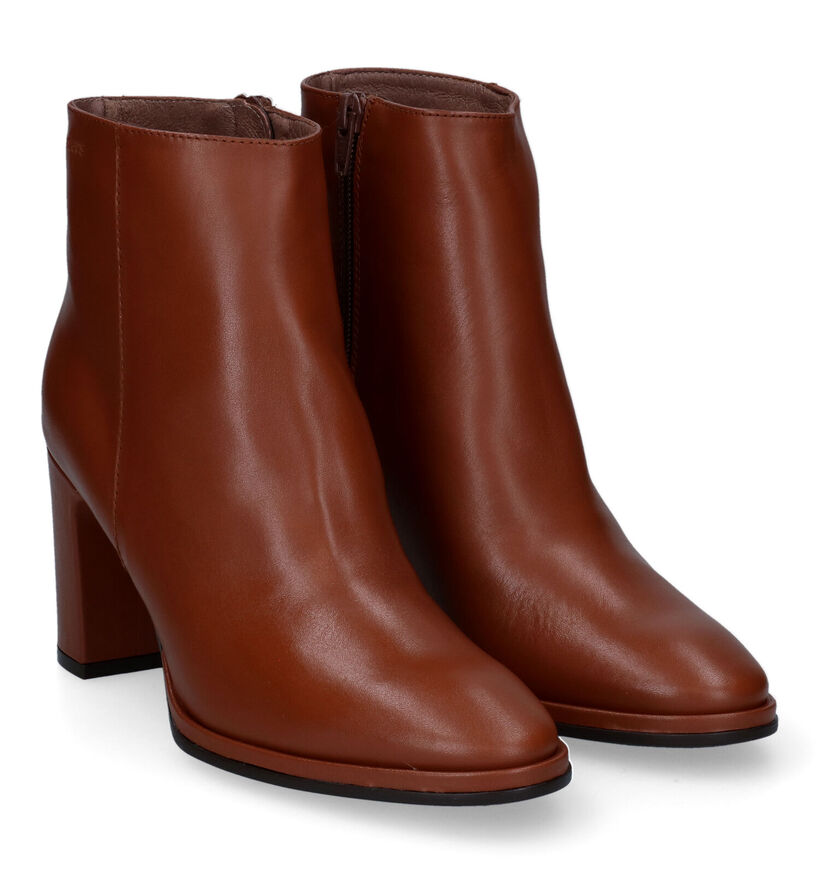 Wonders Bottines à talons en Cognac en cuir (317245)