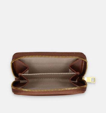 Laurent David Portemonnees Zwart/Cognac