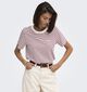 JDY Pisa Gestreepte Rode/Witte T-shirt voor dames (385812)