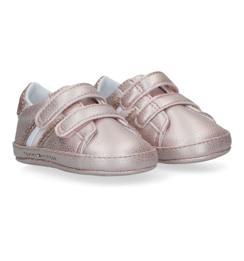 Tommy Hilfiger Chaussons pour bébé en Or rose pour filles (321628)