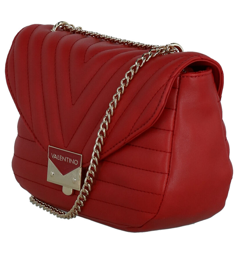 Valentino Handbags Cajon Sac porté croisé en Rouge en simili cuir (259240)