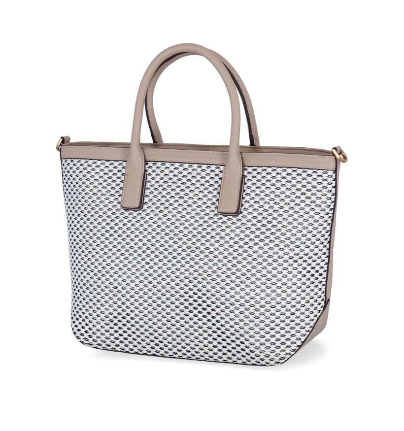 Kisses of Pearl Paris Beige Shopper in kunstleer (309324)