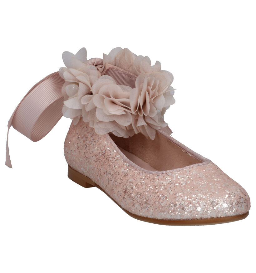 Oca-Loca Ballerines en Rose clair en cuir (266801)