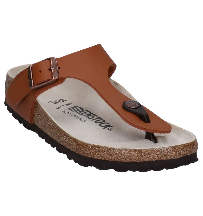 Birkenstock Gizeh Zwarte Teenslippers voor jongens (338075)