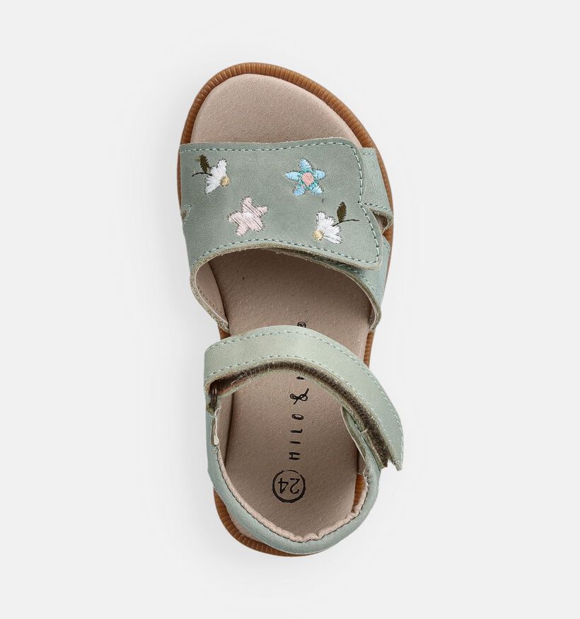 Milo & Mila Sandales en Vert pour filles (372550)