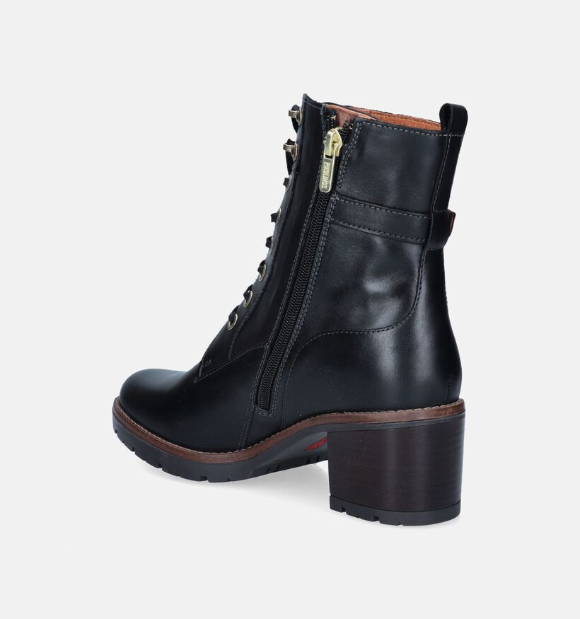 Pikolinos Llanes Bottines avec lacets en Noir pour femmes (346195)