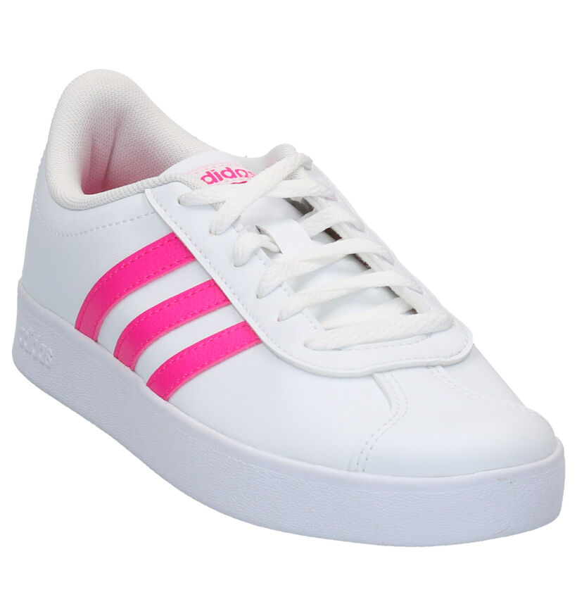 adidas VL Court Witte Sneakers in kunstleer (264859)