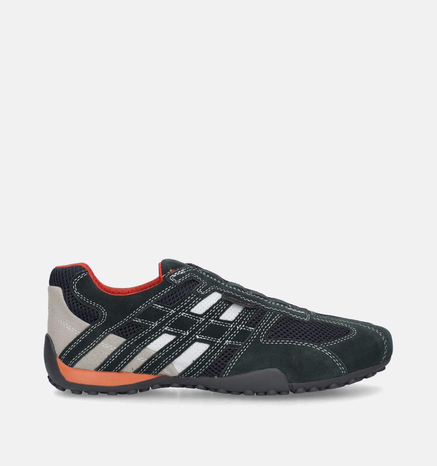 Geox Snake Grijze Instappers Heren Lage schoenen Online op TORFS.BE