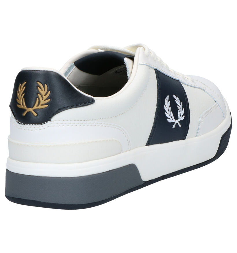 Fred Perry Blauwe Veterschoenen in kunstleer (264236)