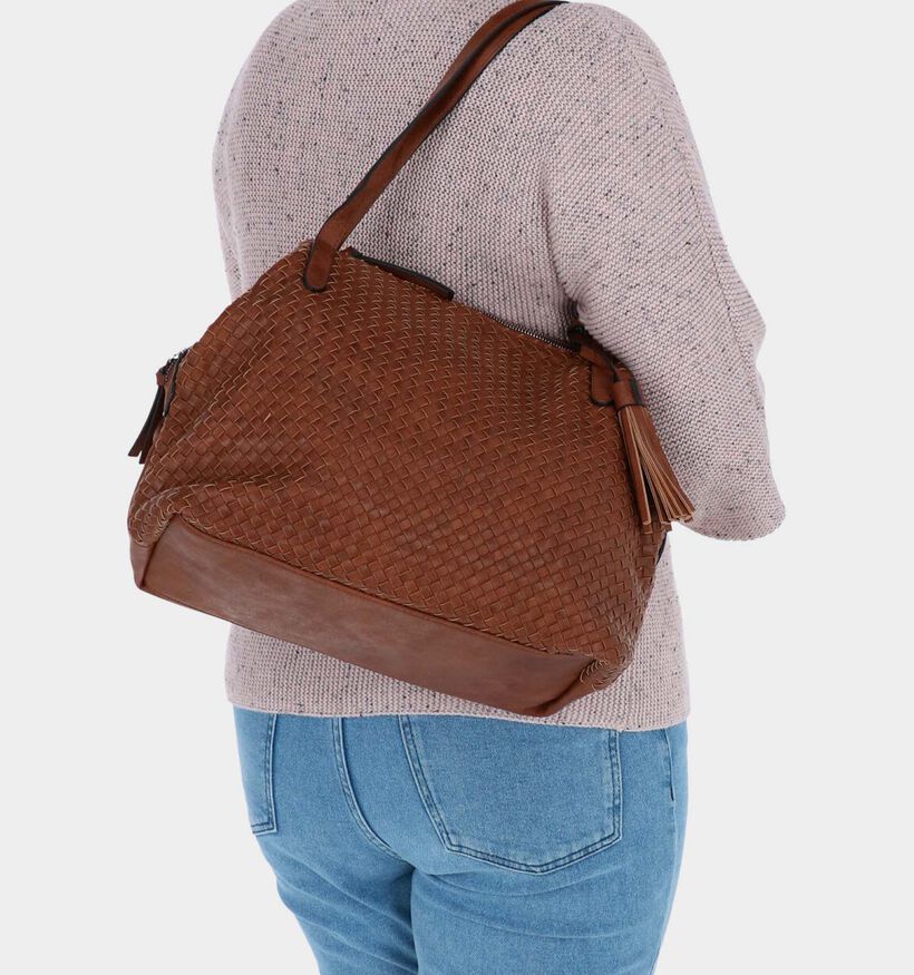 Tamaris Carmen Roze Schoudertas in kunstleer (290345)