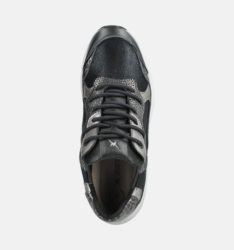 Xsensible Rainbow Zwarte Sneakers voor dames (379013) - geschikt voor steunzolen