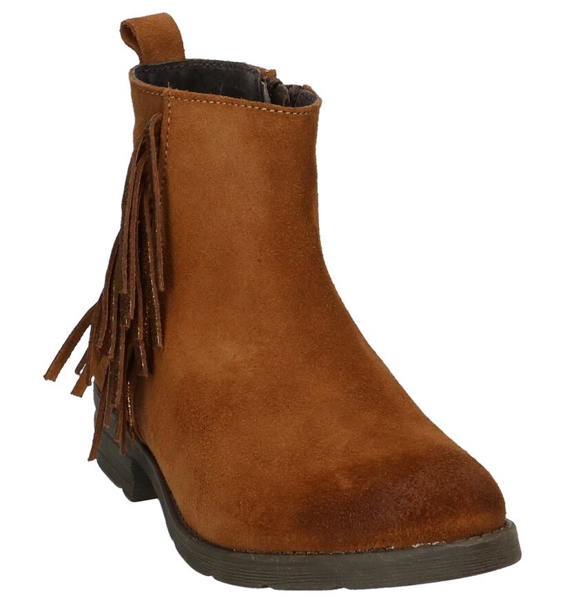 Cognac Geklede Boots Hampton Bays in daim (205381)