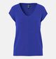 Pieces Billo Tee Lurex Blauwe T-shirt voor dames (361143)