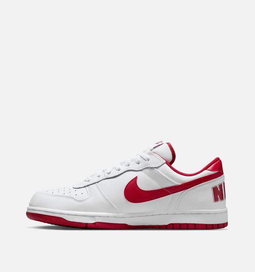 Nike Big Nike Low Witte Sneakers voor heren, jongens (350459)