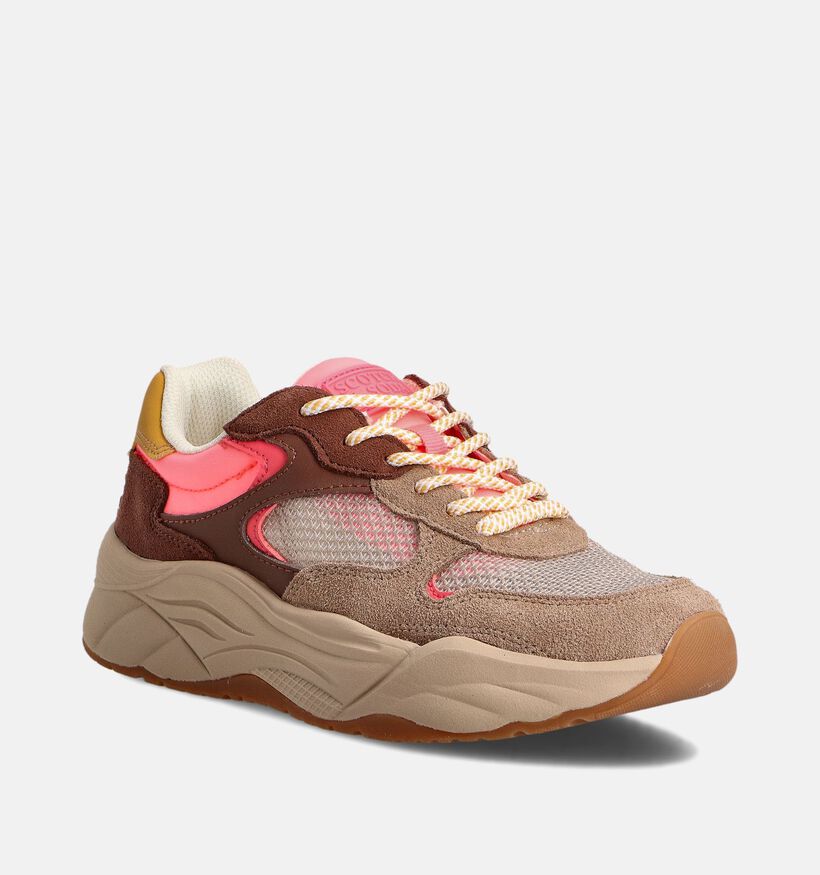 Scotch & Soda Celest Baskets en Marron pour femmes (359423) - pour semelles orthopédiques