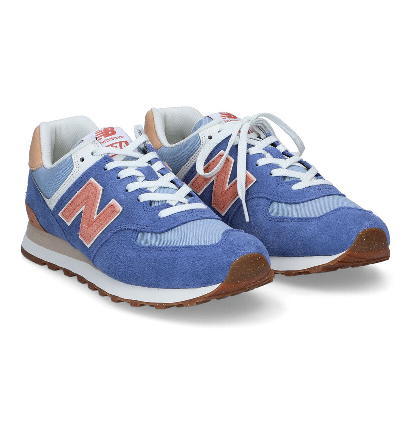 New Balance ML 574 Baskets basses en Gris pour hommes (353357) - pour semelles orthopédiques