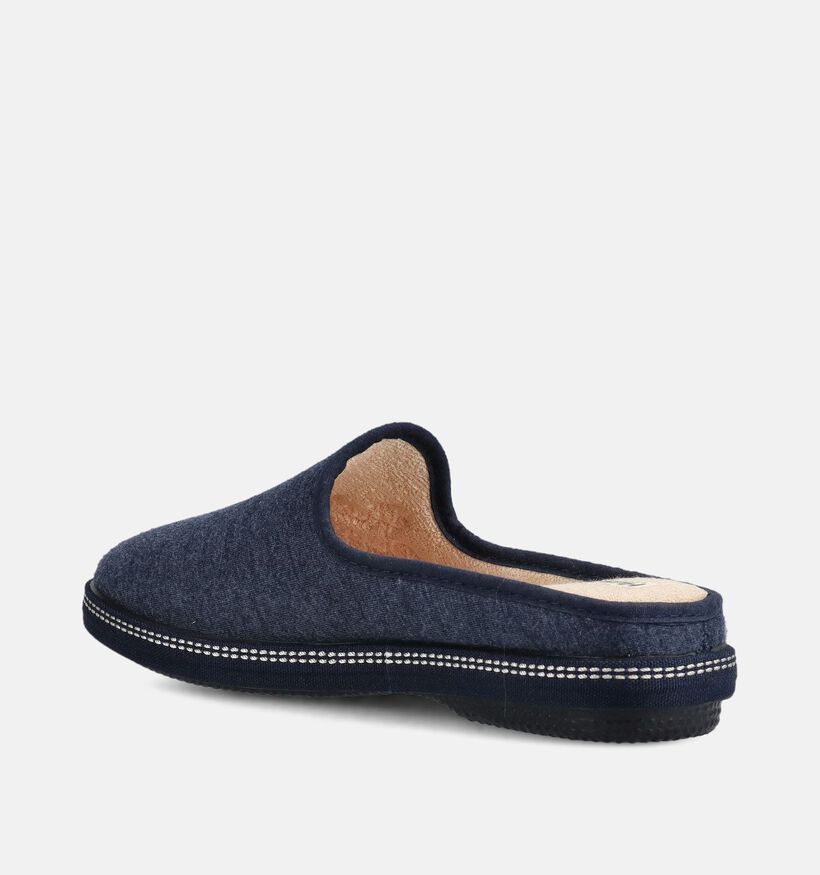 Hush Puppies Curva Pantoufles ouvertes en Bleu pour femmes (370589)
