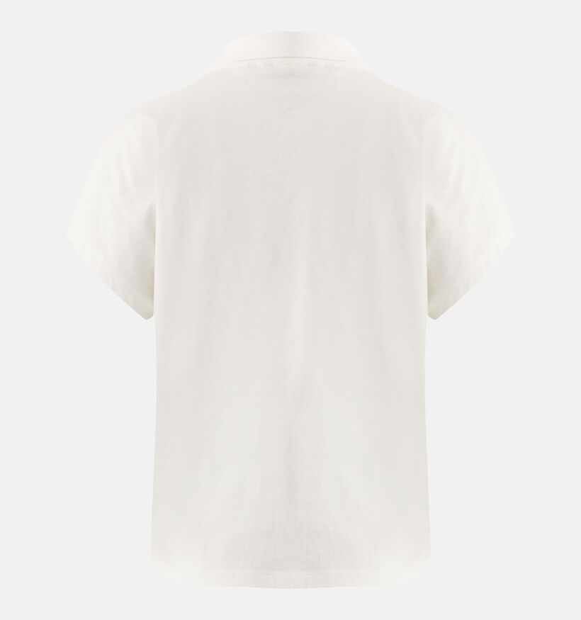 Mexx Embroidered Polo T-shirt en Blanc pour femmes (368523)