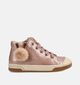 Beberlis Boots &agrave; lacets en Rose pour filles (380656) - pour semelles orthop&eacute;diques