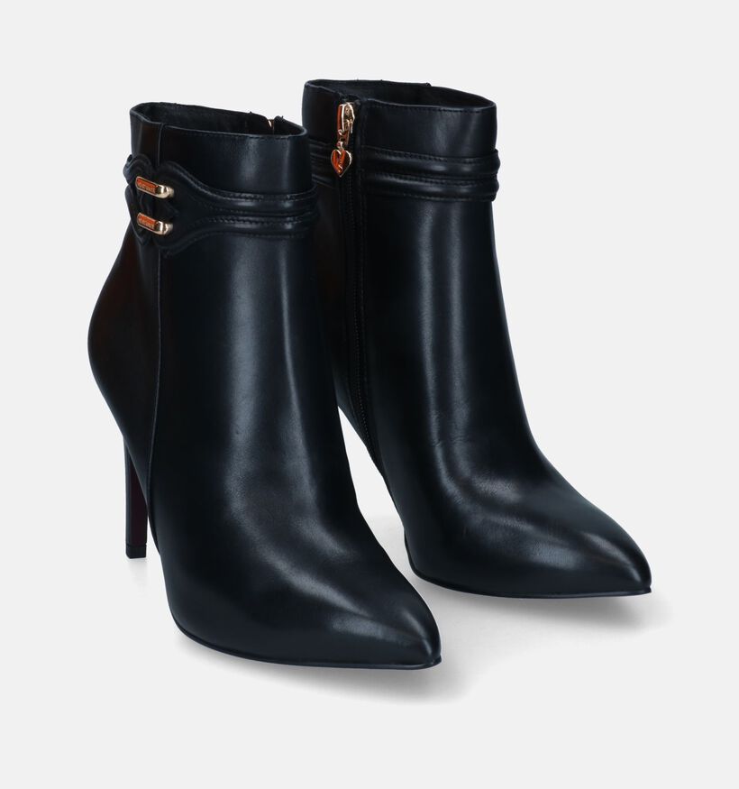 Heart & Sole Bottines à talons en Noir pour femmes (315445)