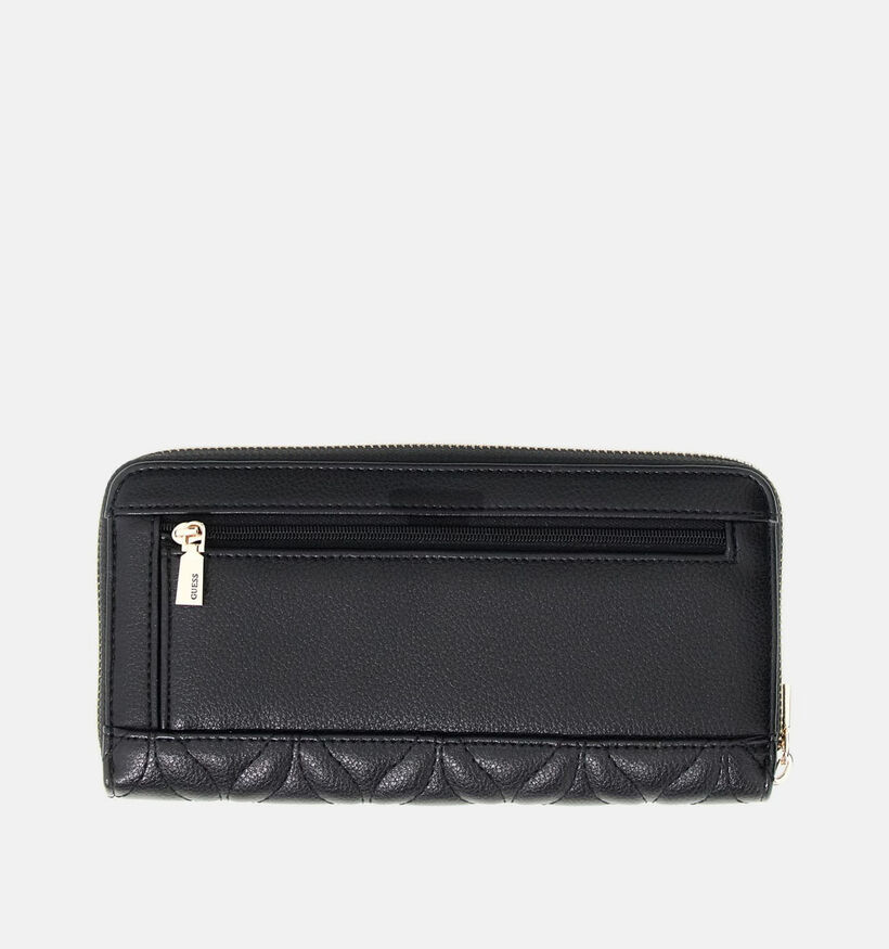 Guess Maxine Porte-monnaie zipp&eacute; en Noir pour femmes (375932)