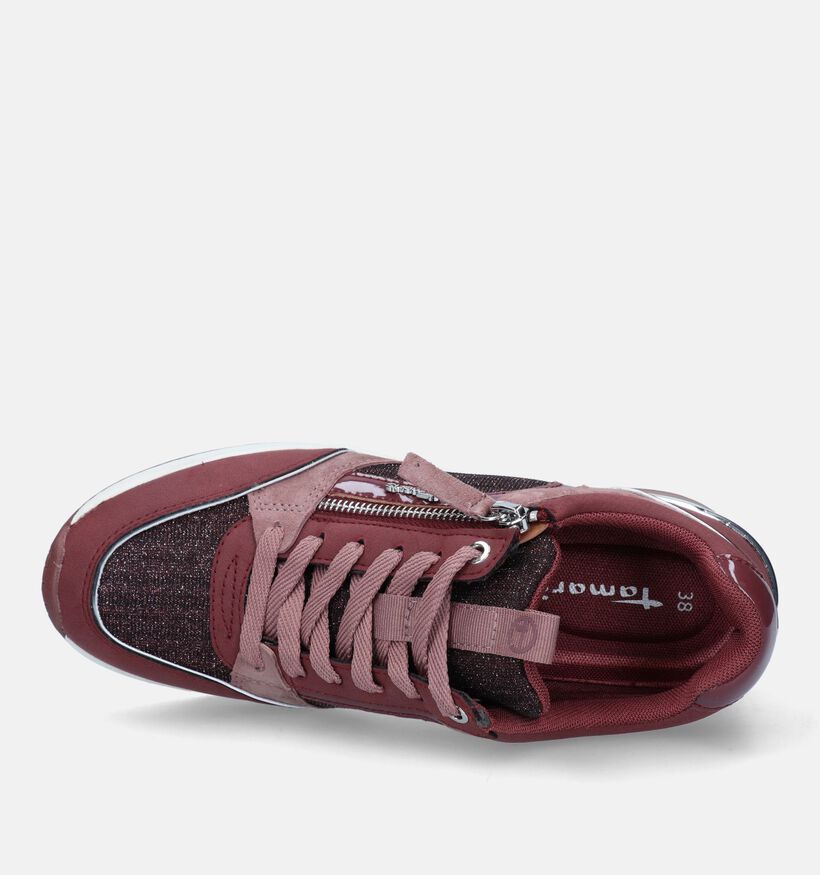 Tamaris Grijze Sneakers met sleehak voor dames (344627) - geschikt voor steunzolen