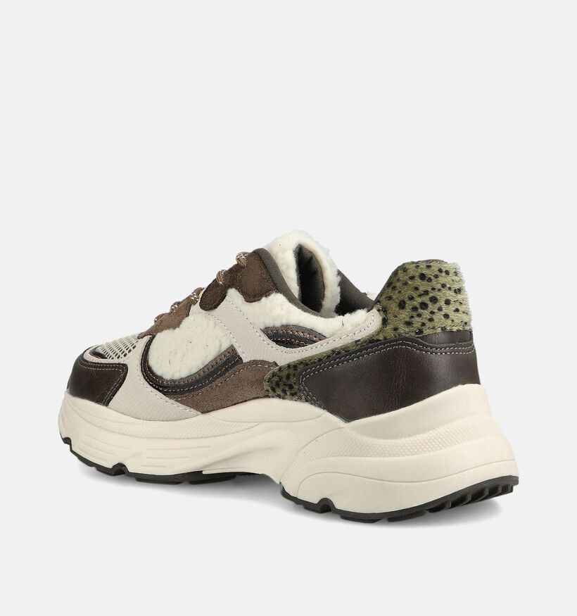 Posh by Poelman Bruine Sneakers voor dames (378627) - geschikt voor steunzolen