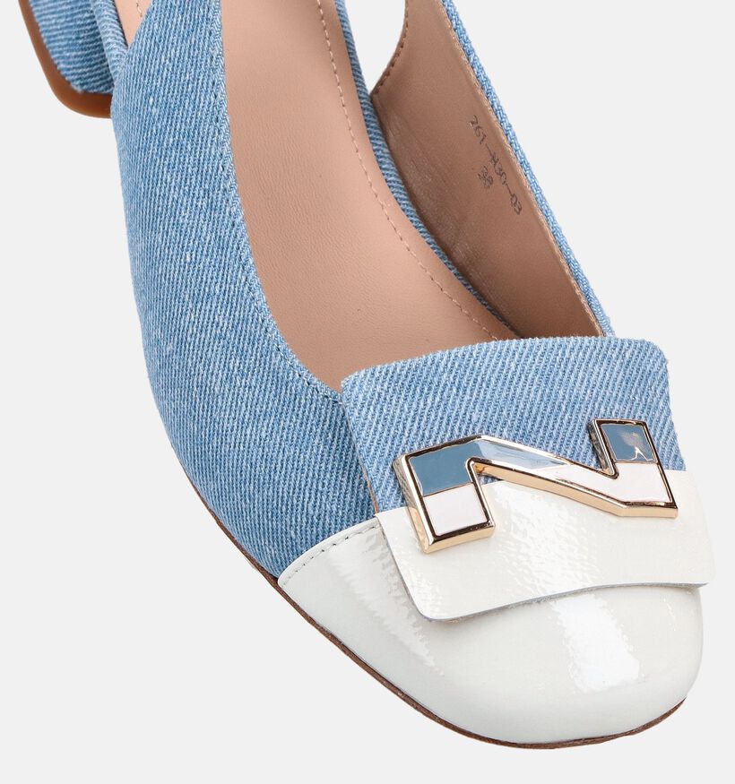 Nathan-Baume Escarpins slingback en Bleu clair pour femmes (372244)