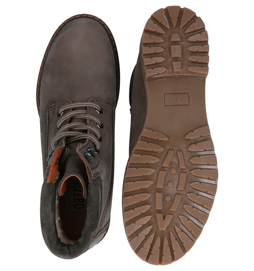 Dazzle Oranje Boots in nubuck (278832)