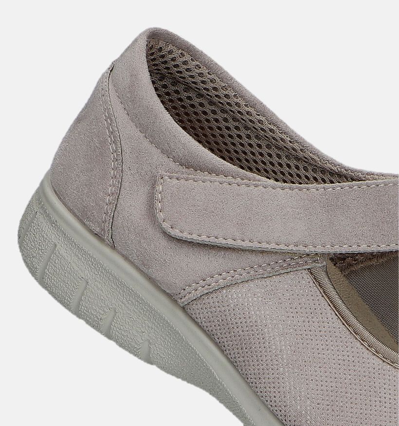 Fischer Chaussures confort en Beige foncé pour femmes (347139) - pour semelles orthopédiques