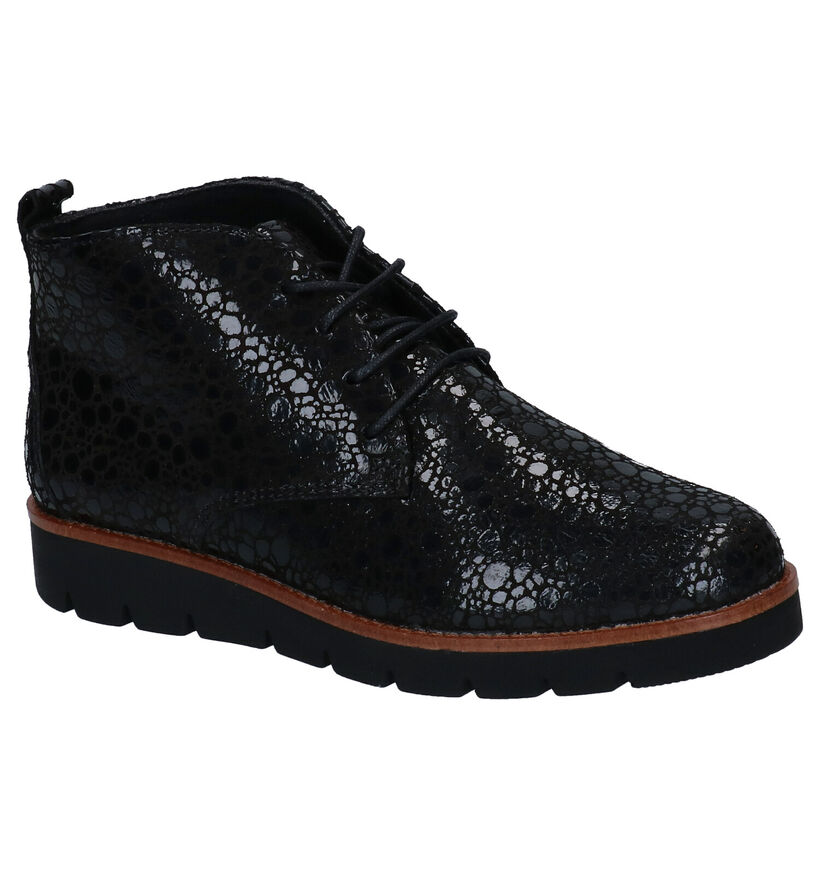Solemade Chaussures confort en Noir en daim (315827)