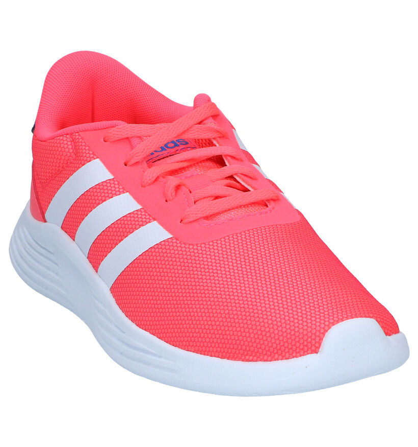 adidas Lite Racer 2.0 Baskets en Rose en simili cuir (293303)