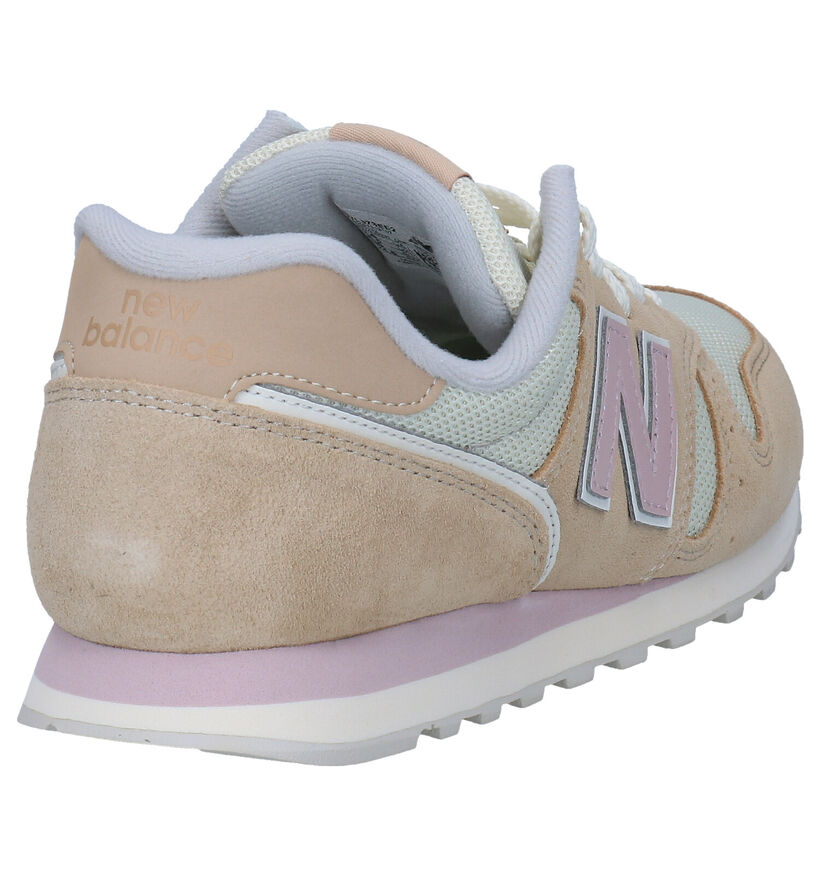New Balance WL373 Baskets en Beige pour femmes (293659) - pour semelles orthopédiques