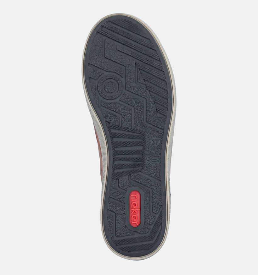 Rieker Baskets montantes en Cognac pour femmes (379955) - pour semelles orthop&eacute;diques