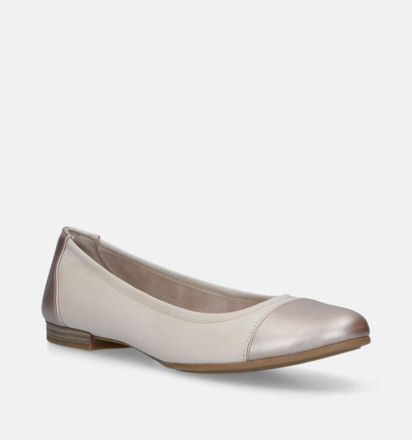 Tamaris Ballerines en Beige clair pour femmes (335890)