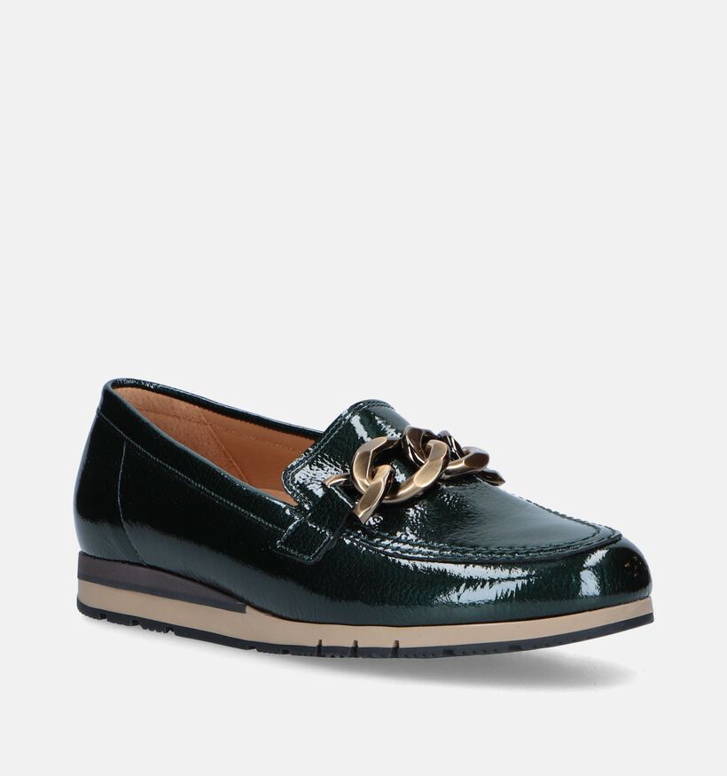 Gabor OptiFit Mocassins en Vert pour femmes (344812) - pour semelles orthopédiques