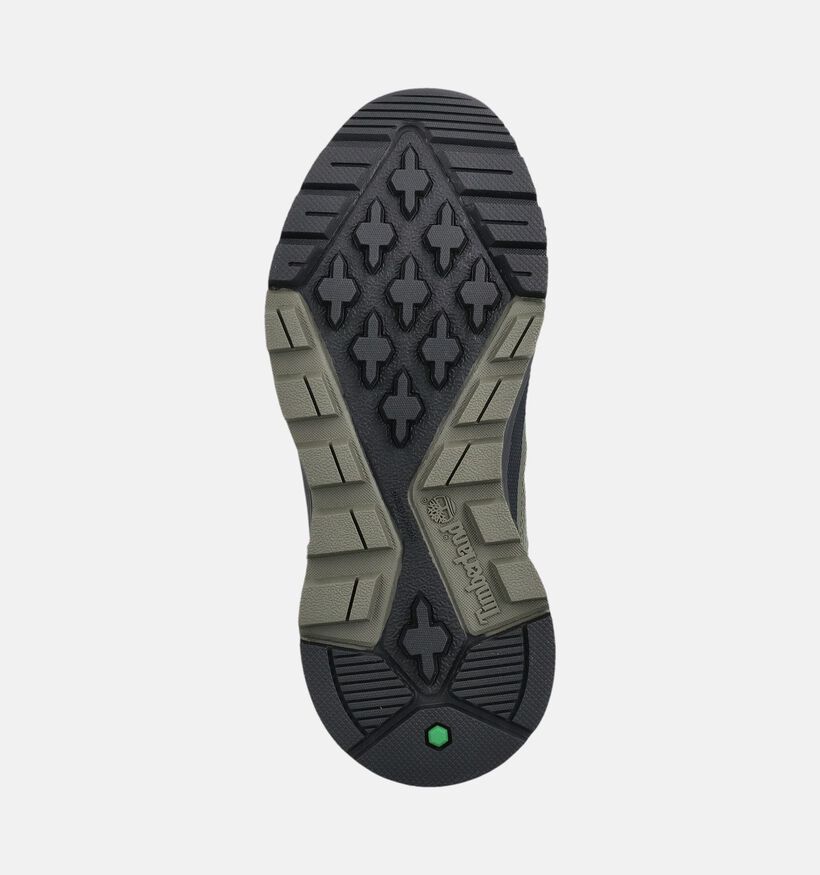 Timberland Field Trekker Low Face Up Baskets basses en Vert pour gar&ccedil;ons (377360) - pour semelles orthop&eacute;diques