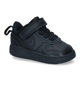 Nike Court Borough Baskets en Noir en cuir (319350)